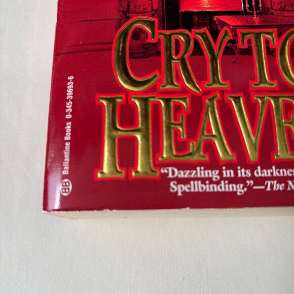 📚3/20$ Cry To Heaven by Anne Rice -Vintage 1995 Edition- - Picture 2 of 10